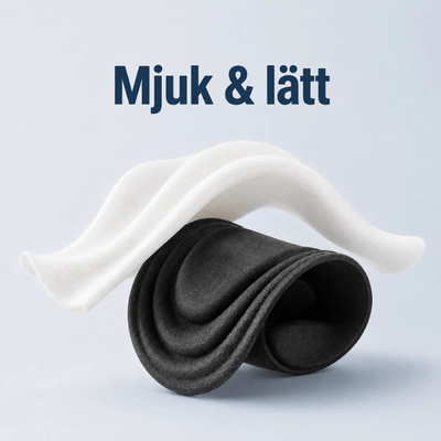 Närbild på det mjuka och lätta materialet i inläggssulan