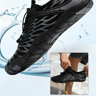 Barfotaskor med Zero Drop & Bred Tåbox – Lätta & Flexibla för Träning, Promenader & Vatten