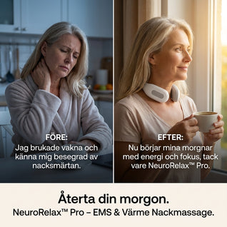 NeuroRelax™ Pro – Nackmassage med TENS, EMS & Värme