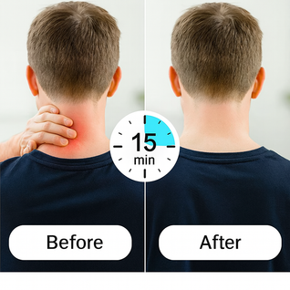 NeuroRelax™ Pro – Nackmassage med TENS, EMS & Värme