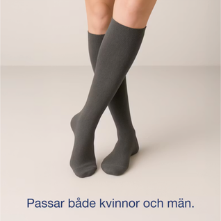 Kompressionsstrumpor 5-pack – Knähöga Stödstrumpor 20–30 mmHg för Trötta & Svullna Ben