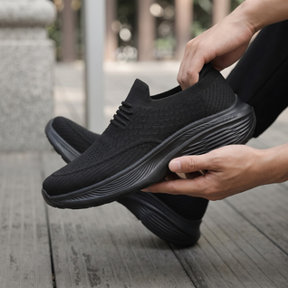 Slip-On Komfortskor Unisex – Stötdämpande Skor för Breda & Smala Fötter