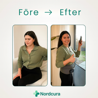 Nordcura ThermaBelt™ – Värmebälte med Rödljus & Vibration för ryggsmärta