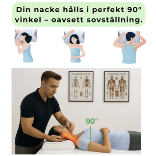 NeckAlign™ – Ergonomisk Sovkudde för nacke & rygg