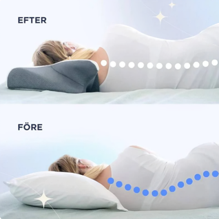 NeckAlign™ – Ergonomisk Sovkudde för nacke & rygg
