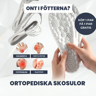 FootRelief™ – Ortopediska skoinlägg för hälsporre och fotvärk