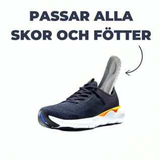 FootRelief™ – Ortopediska skoinlägg för hälsporre och fotvärk