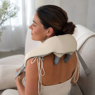 Elektrisk Nackmassage med Värme – Trådlös Massageapparat för Nacke & Axlar
