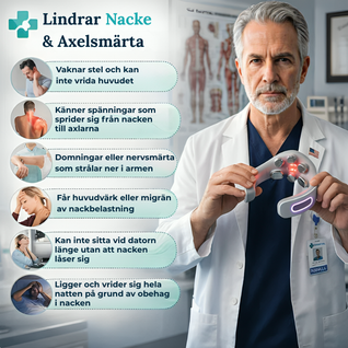 NeuroRelax™ Pro 2.0 – Nackmassage med TENS, EMS, Rödljus & Värme