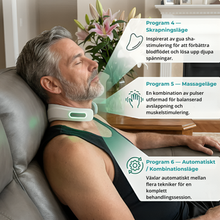 NeuroRelax™ Pro 2.0 – Nackmassage med TENS, EMS, Rödljus & Värme