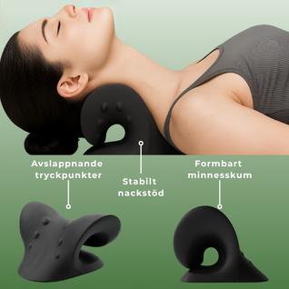 Nacksträckare för spänningar och stelhet