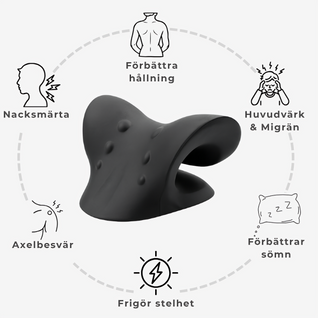 Nacksträckare för spänningar och stelhet