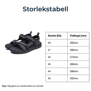 Stötdämpande sandaler
