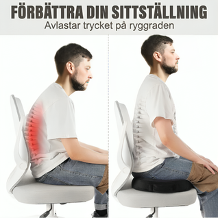 Egonomisk sittkudde – För hem, bil och kontor
