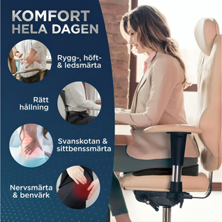 Egonomisk sittkudde – För hem, bil och kontor