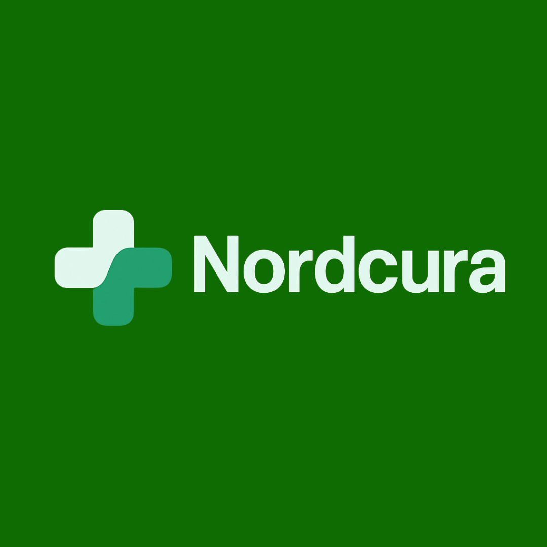 Logga för Nordcura – din destination för innovativa wellnessprodukter. Populära lösningar för smärtlindring, avslappning och återhämtning. Naturlig lindring med fokus på kvalitet, trygghet och nordisk balans.