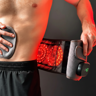 Nordcura ThermaBelt™ – Värmebälte med Rödljus & Vibration för ryggsmärta
